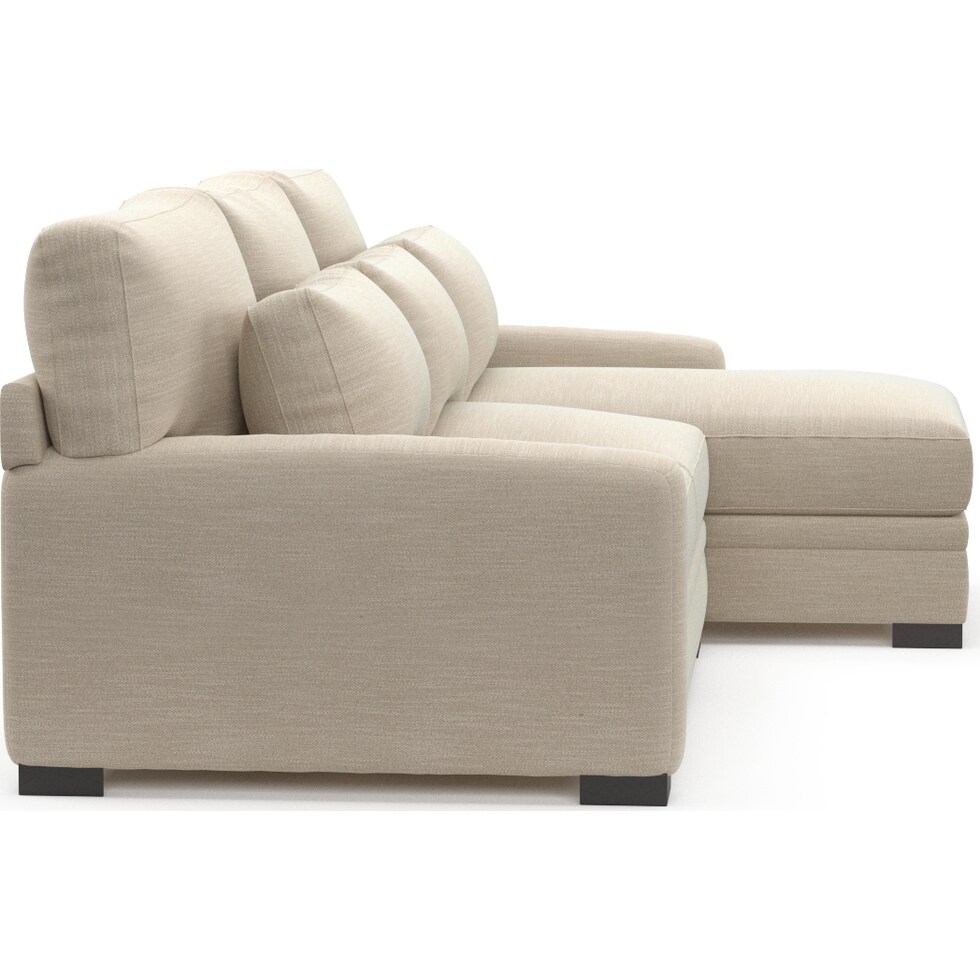 winston white sectional   