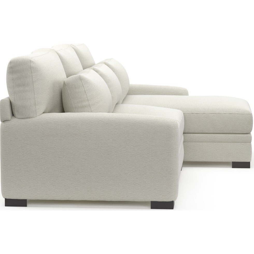 winston white sectional   