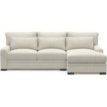 winston white sectional   