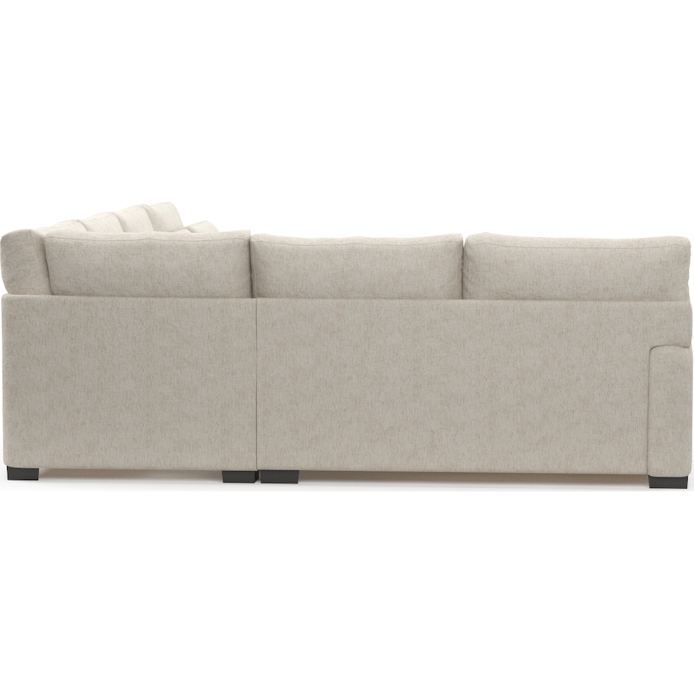 winston white sectional   