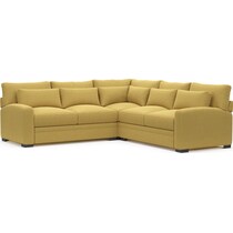winston yellow sectional   