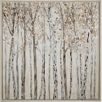 winter walk light brown wall art   