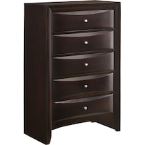 wisteria dark brown chest   