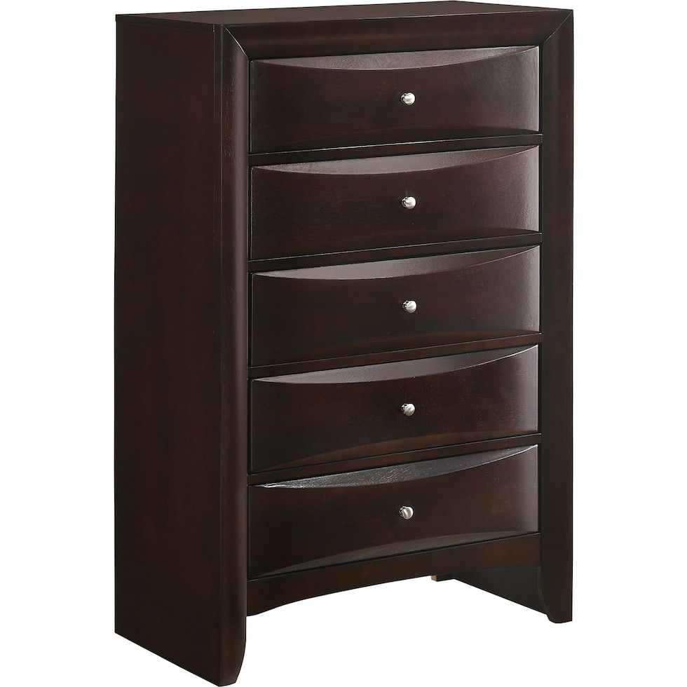 wisteria dark brown chest   