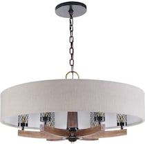 woodall black chandelier   