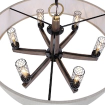 woodall black chandelier   