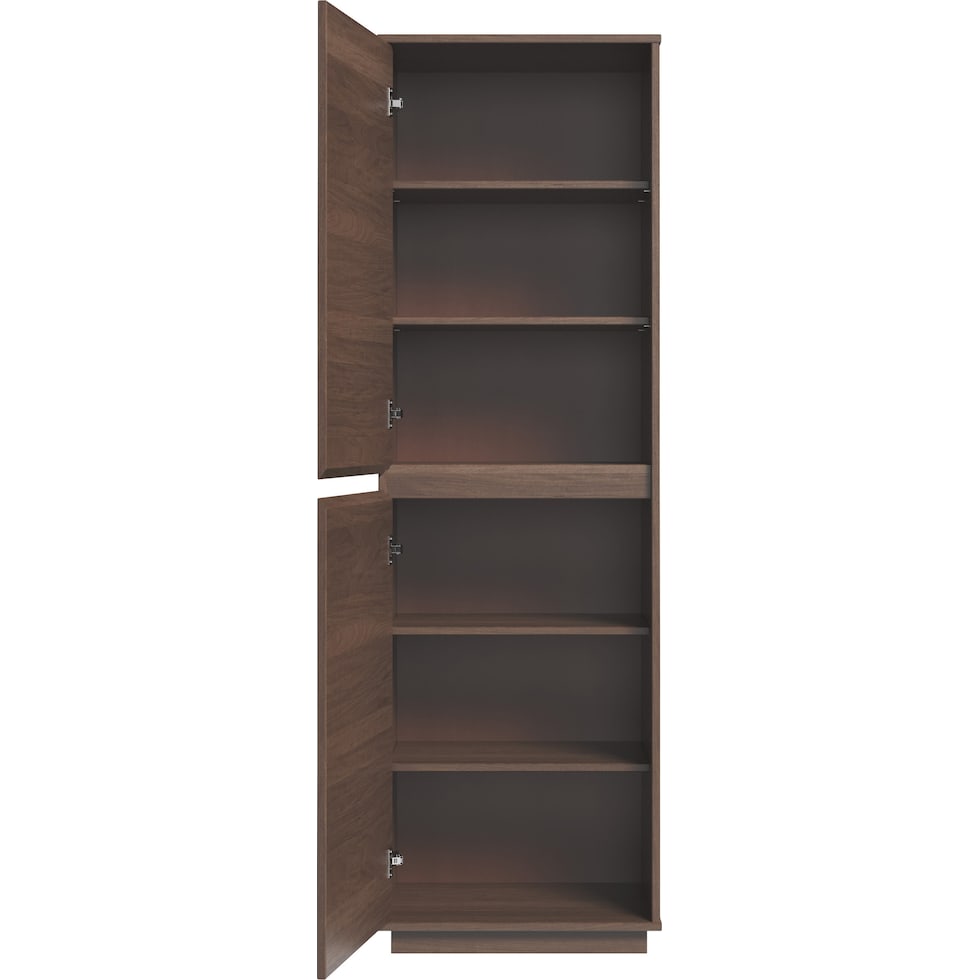 woodbury dark brown bookcase   