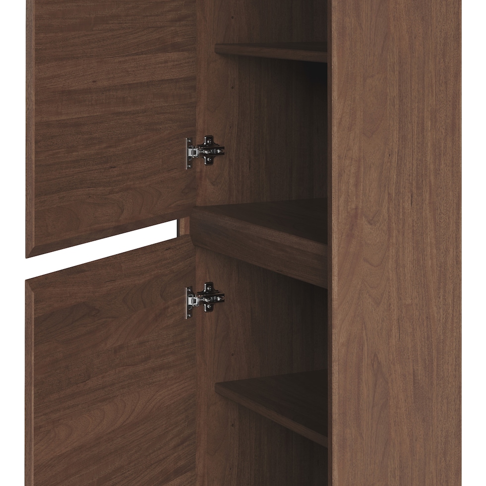 woodbury dark brown bookcase   