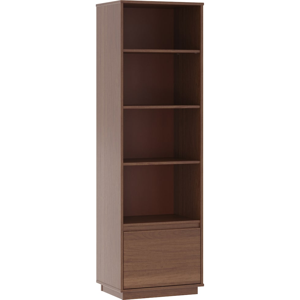 woodbury dark brown bookcase   