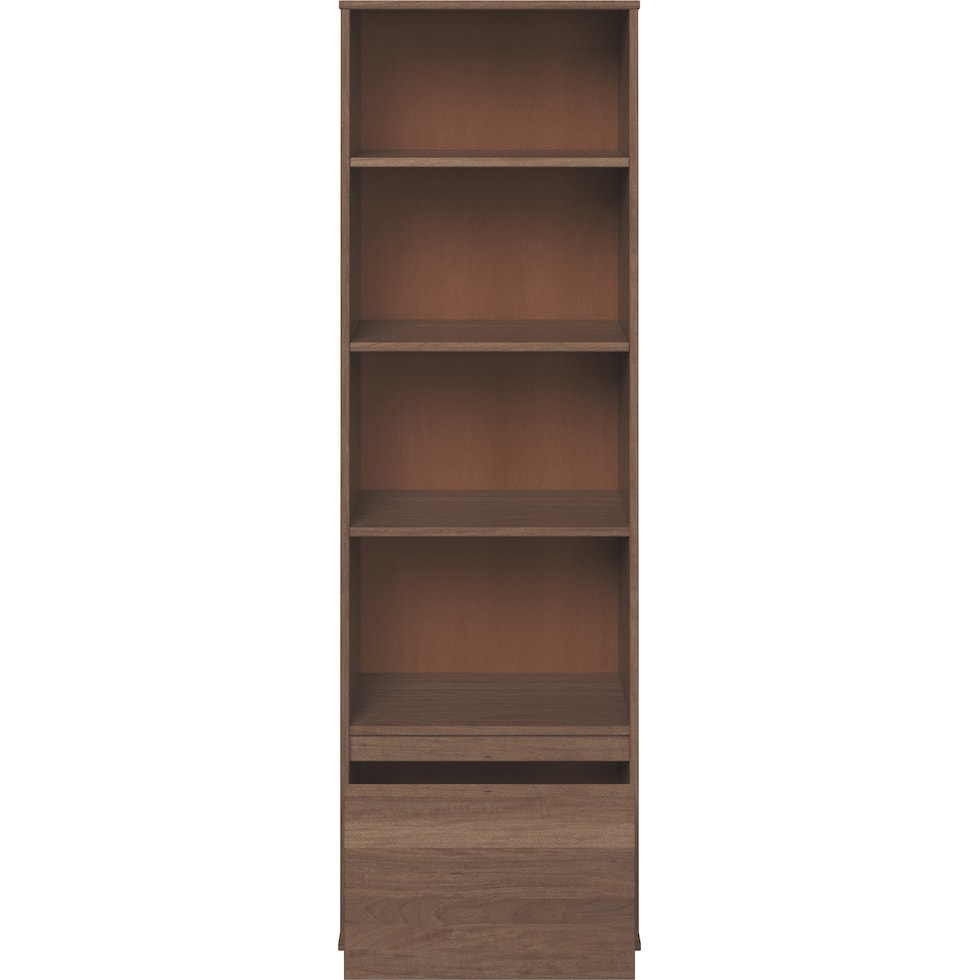 woodbury dark brown bookcase   