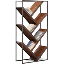 woodford dark brown bookcase   