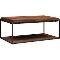 woodford dark brown coffee table   