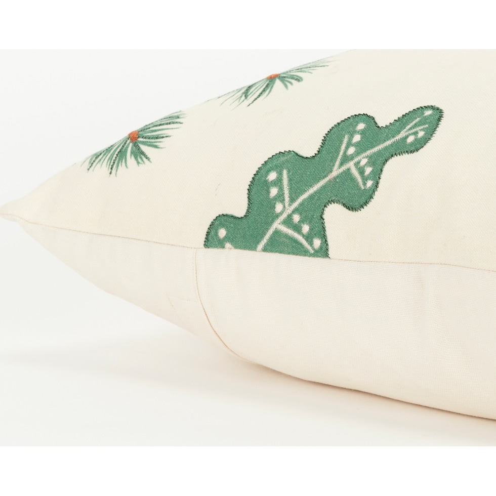 woodland fox natural accent pillow   