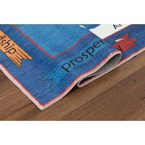 world map blue area rug  x    