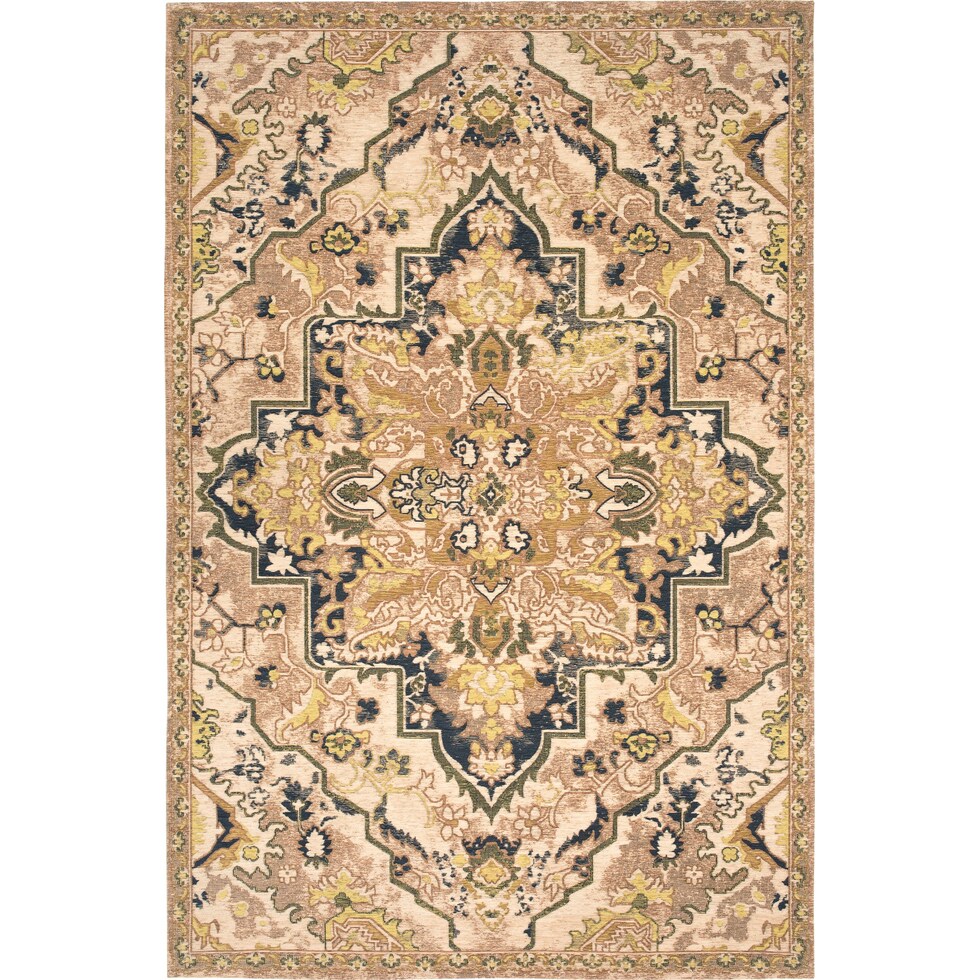woven citron navy area rug ' x '   