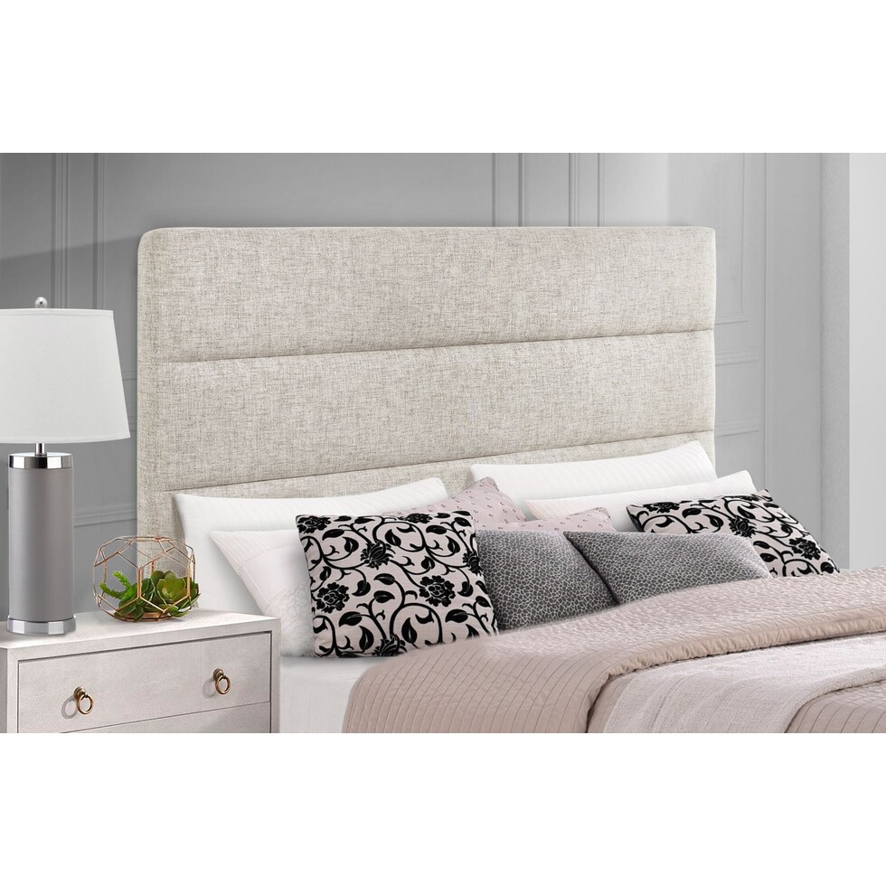 wren gray king headboard   