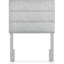 wren gray twin headboard   