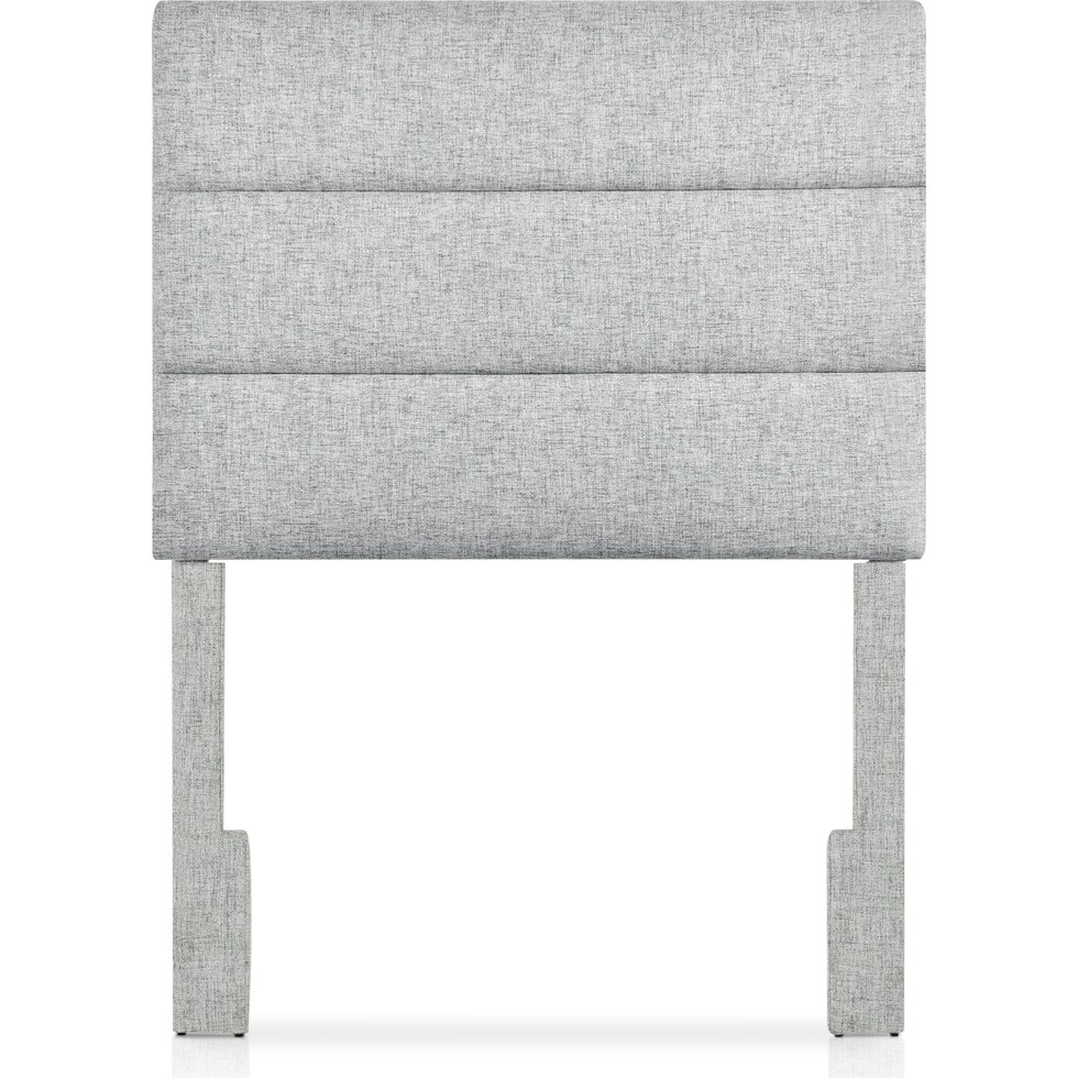 wren gray twin headboard   