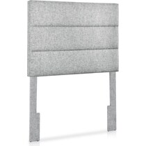 wren gray twin headboard   