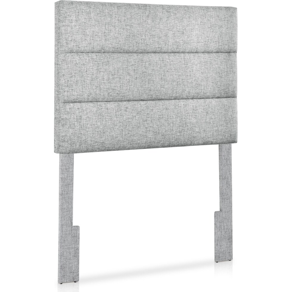wren gray twin headboard   