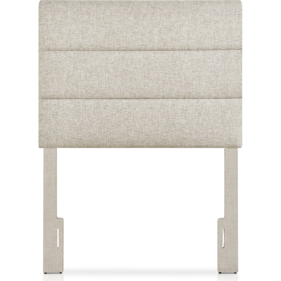 wren gray twin headboard   