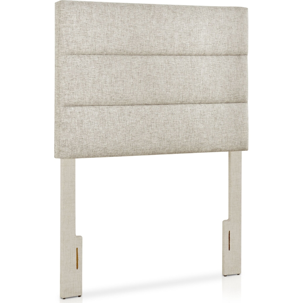 wren gray twin headboard   