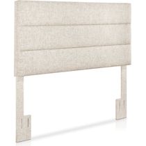 wren light brown full queen headboard   
