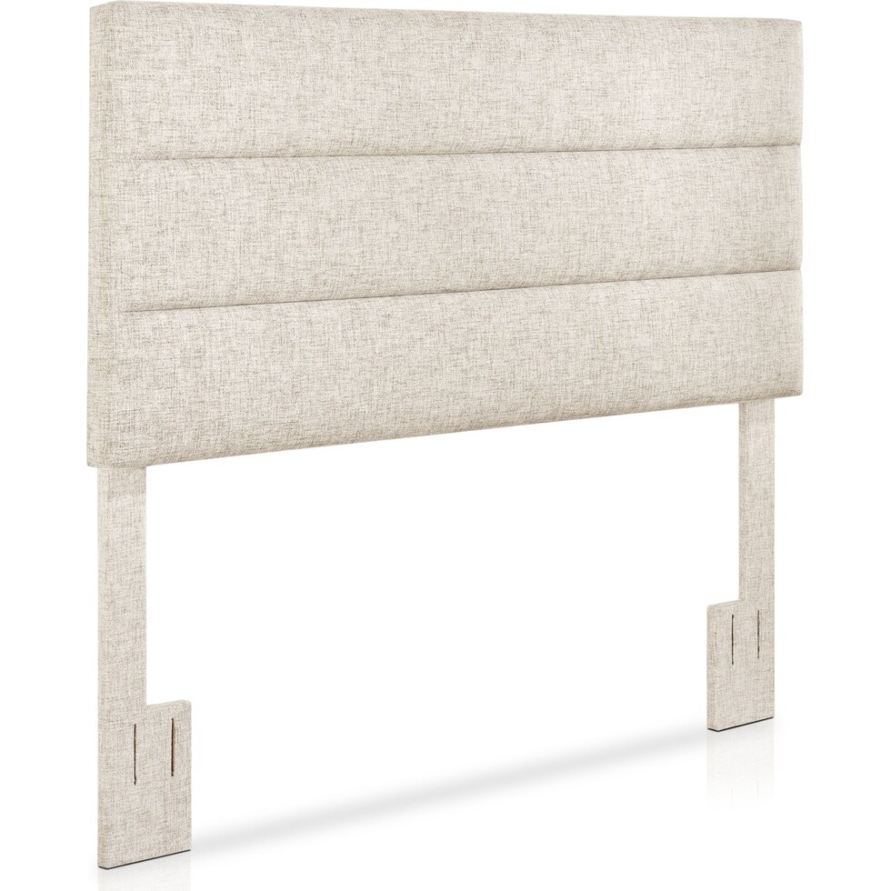 wren light brown full queen headboard   