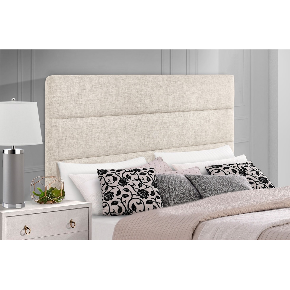 wren light brown king headboard   