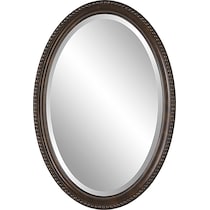wulfstan dark brown mirror   