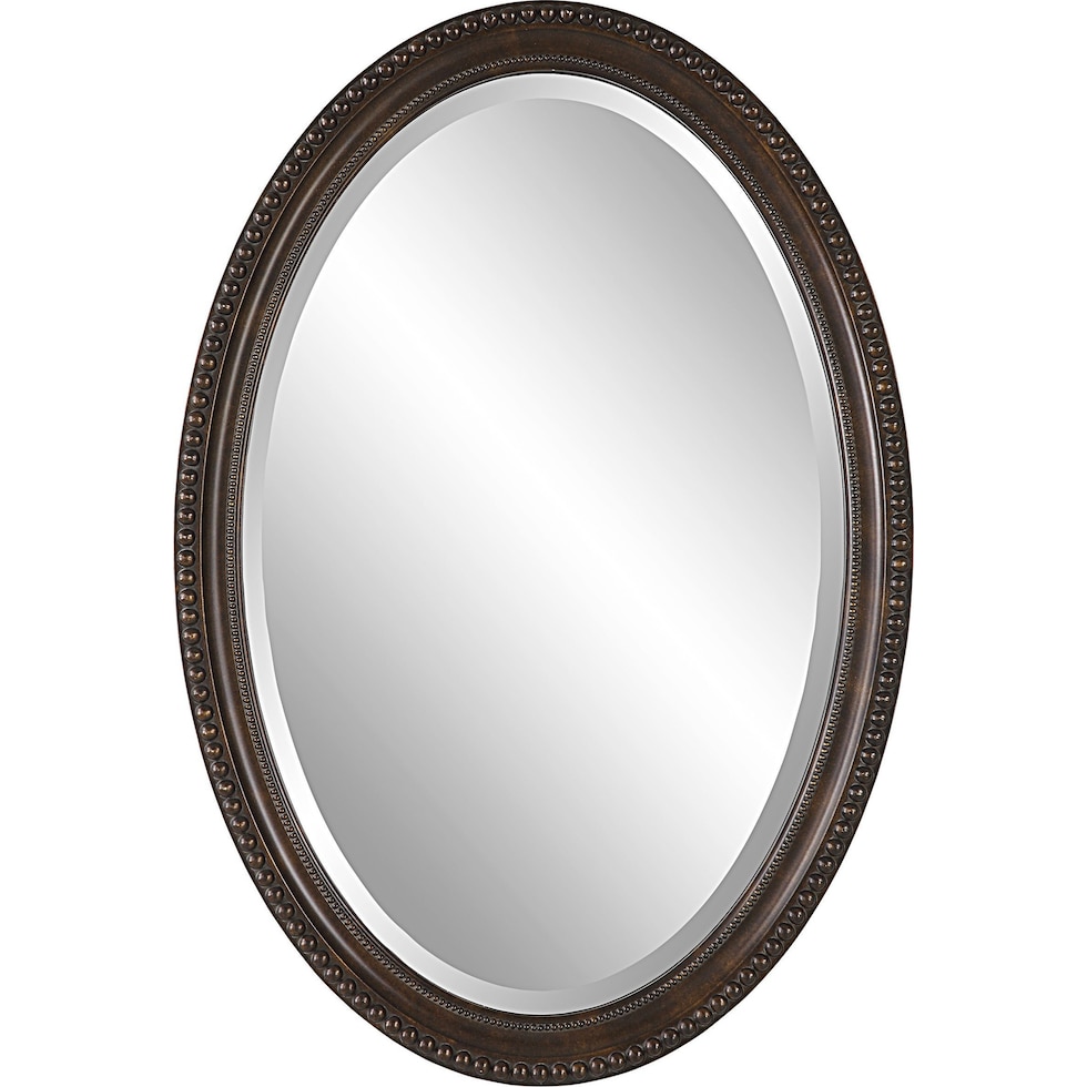 wulfstan dark brown mirror   