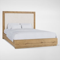 wyatt light brown  pc queen bedroom   