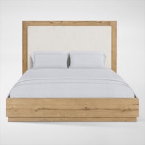 wyatt light brown  pc queen bedroom   