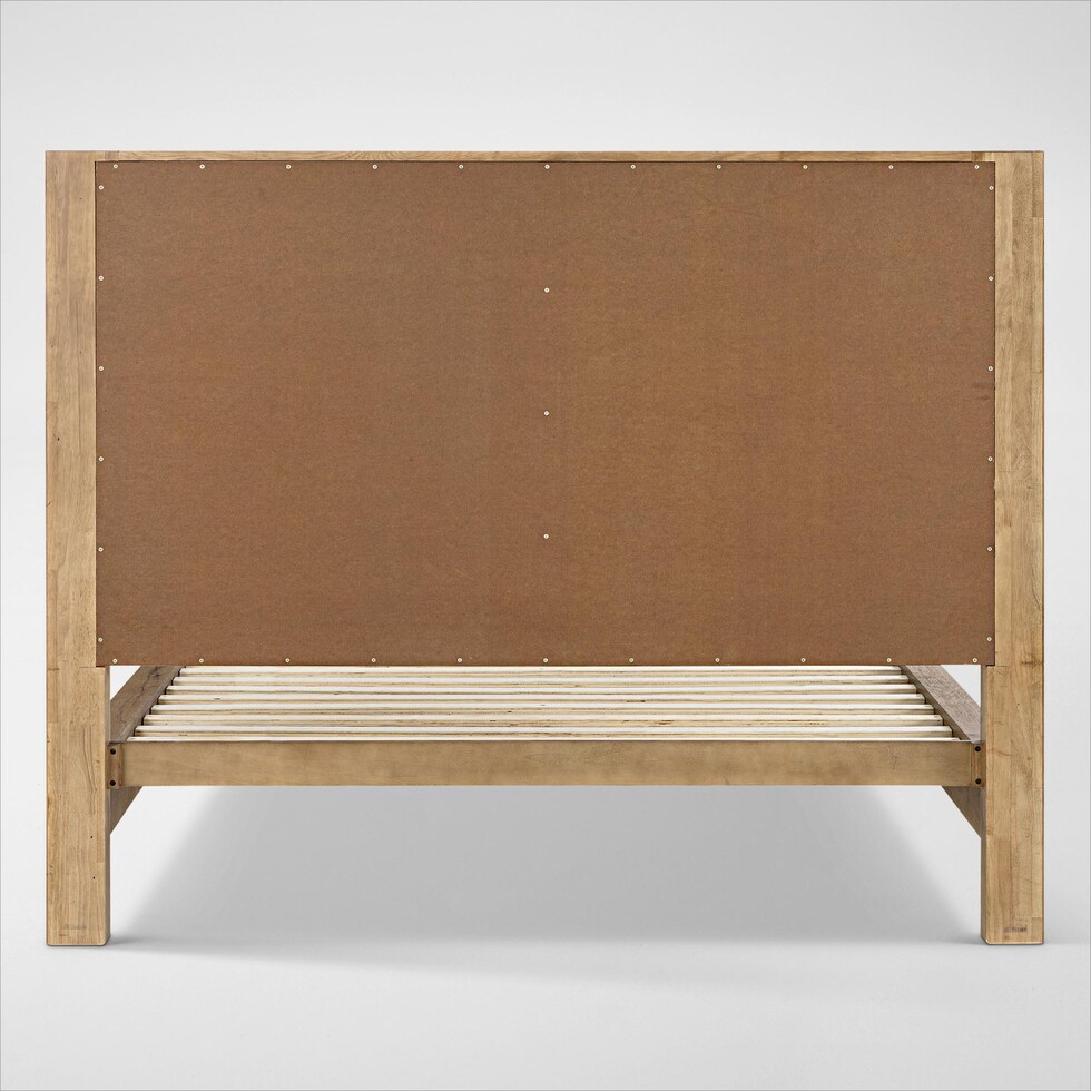 wyatt light brown  pc queen bedroom   