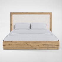 wyatt light brown king bed   