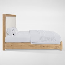 wyatt light brown king bed   