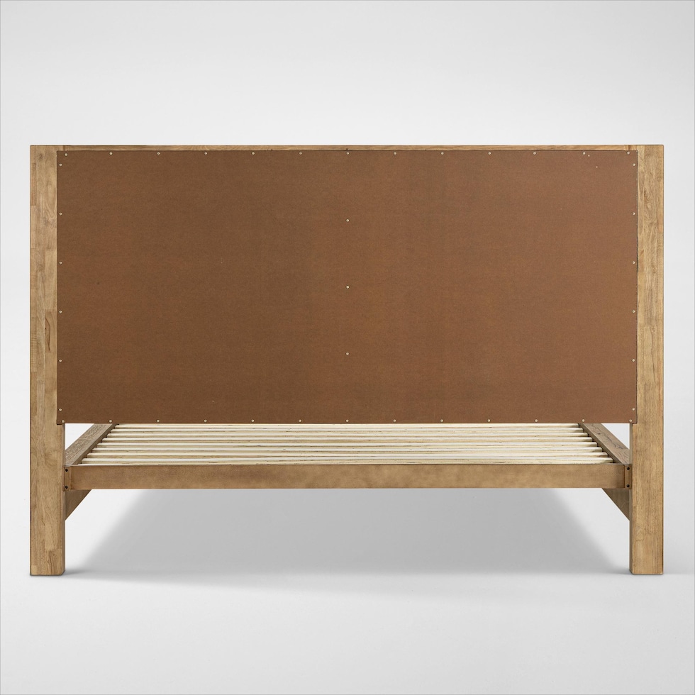 wyatt light brown king bed   