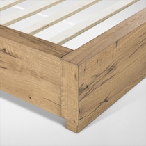 wyatt light brown king bed   
