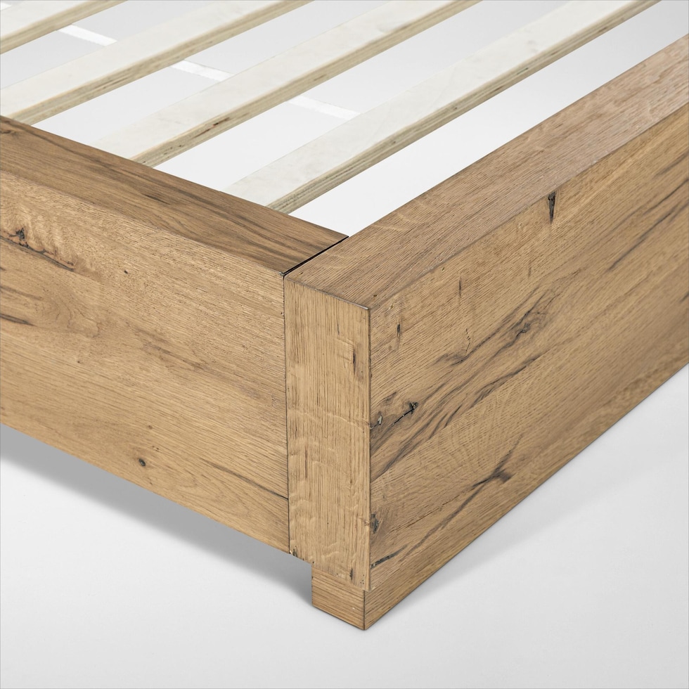 wyatt light brown king bed   
