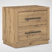 wyatt light brown nightstand   