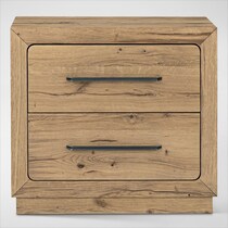 wyatt light brown nightstand   