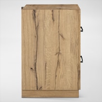 wyatt light brown nightstand   