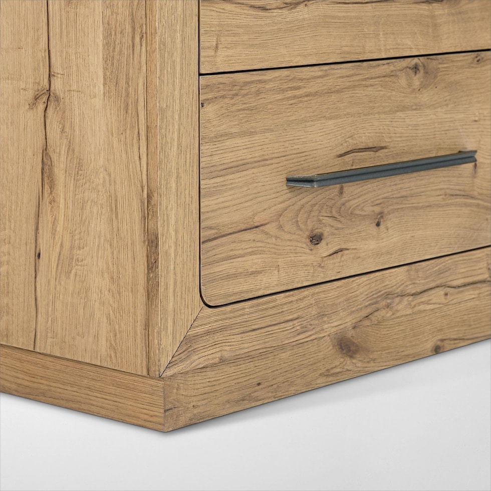 wyatt light brown nightstand   