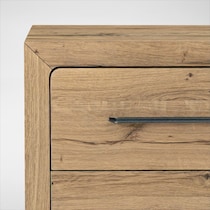wyatt light brown nightstand   