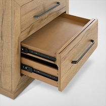 wyatt light brown nightstand   