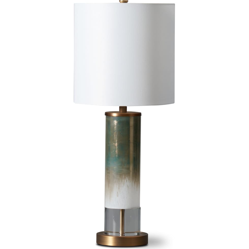 wyatt light brown table lamp   