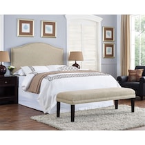 wyatt linen full queen headboard   