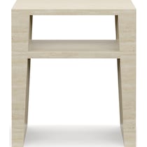 wynne neutral chairside table   