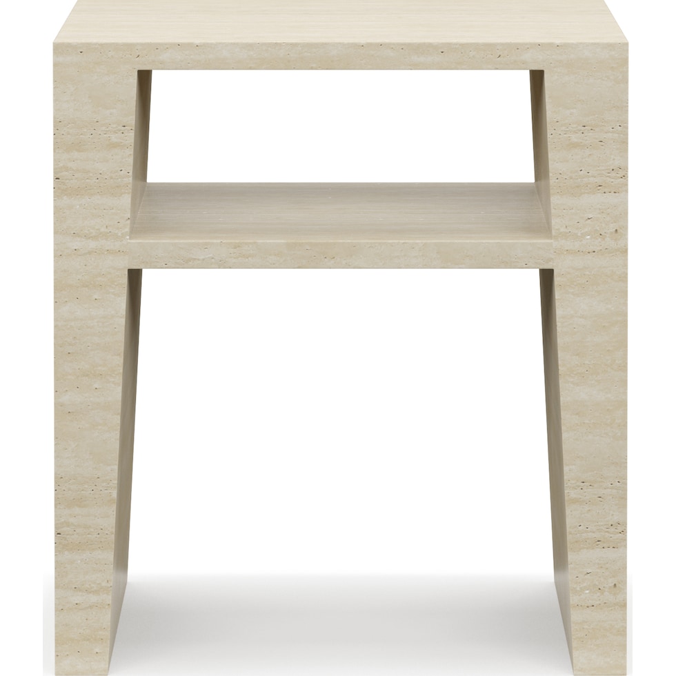 wynne neutral chairside table   