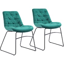 wynter green dining chair   